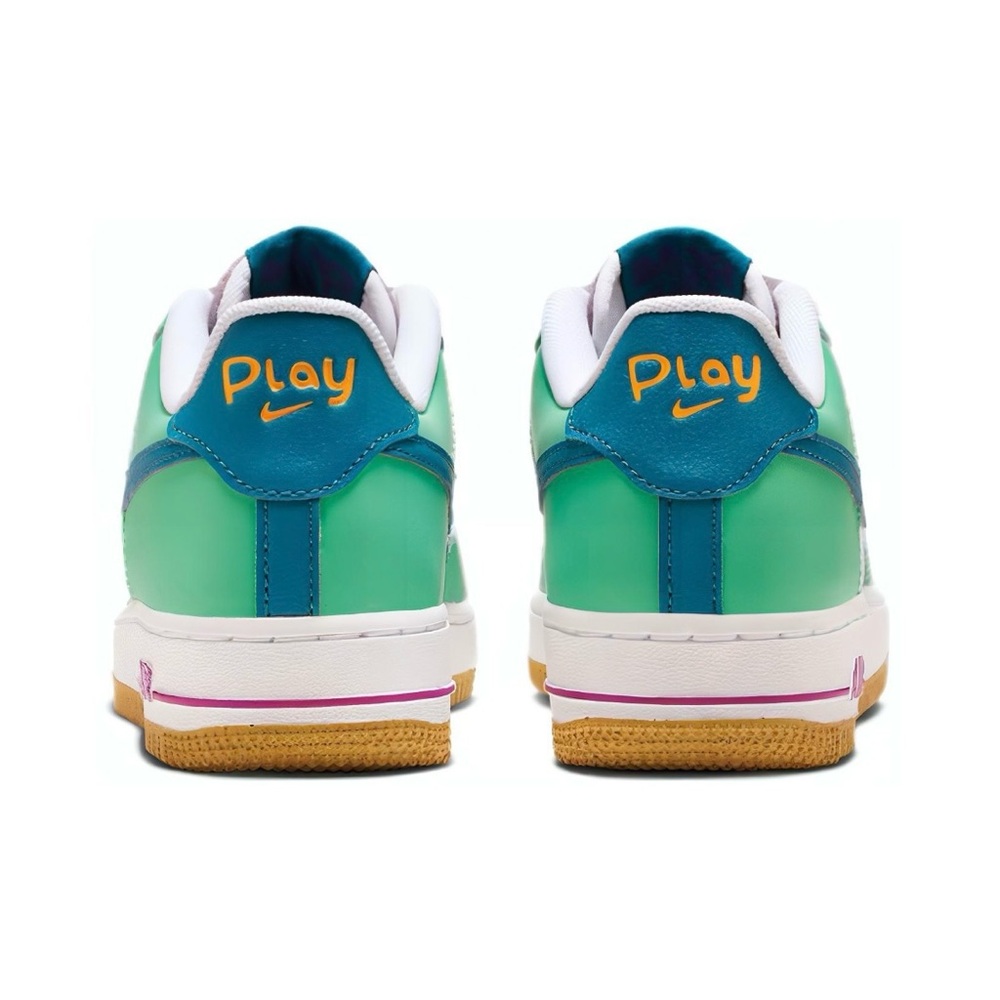 Nike Air Force 1 LV8 Low White Spring Green - FJ4613-100 - Picture 5 of 5